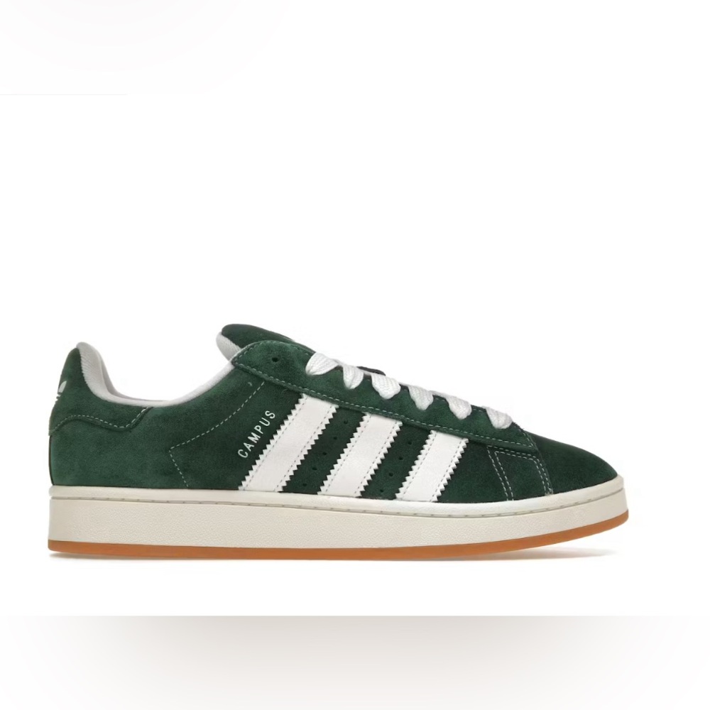 Adidas Campus 00’s Dark Green Cloud White Mens 7.5